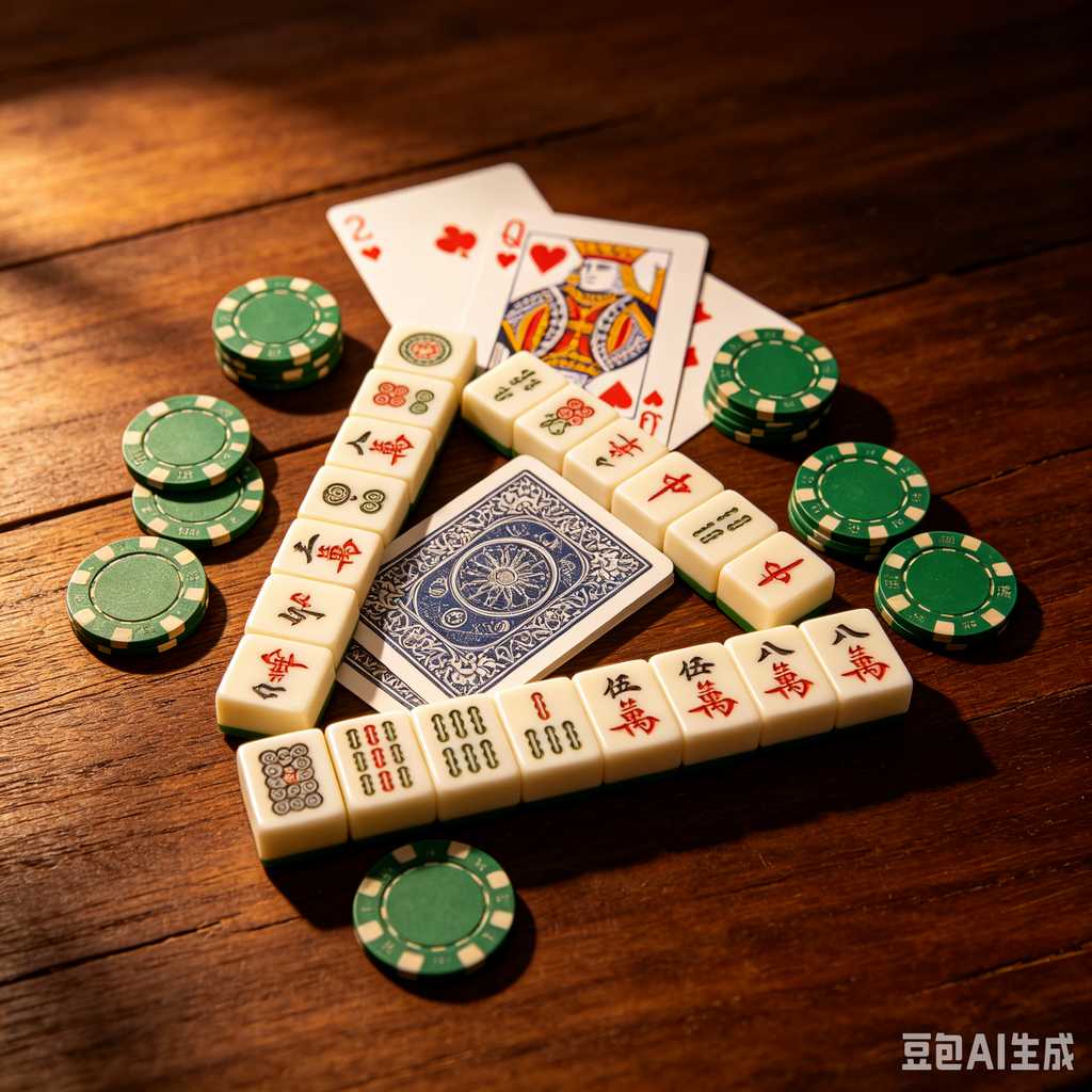 colorful mini mahjong tiles